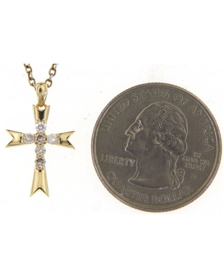 CROSS DIAMOND PENDANT (TP3185)