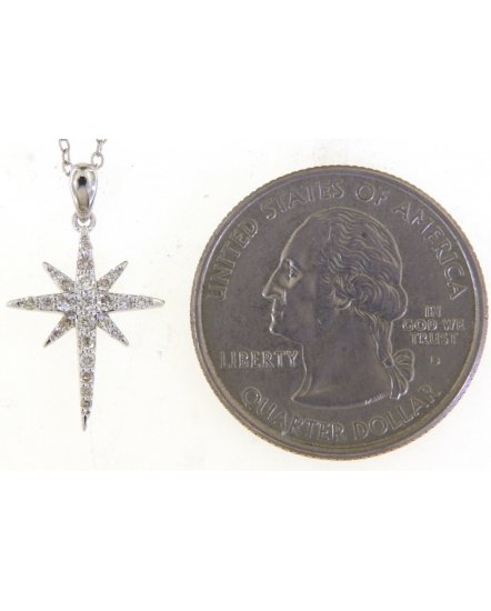 NORTH STAR STYLE DIAMOND PENDANT (TP3186)