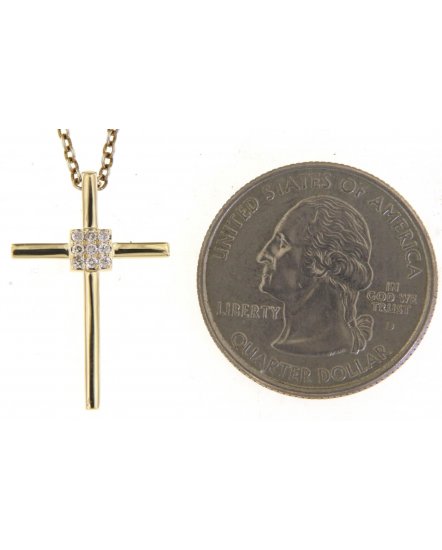 CROSS DIAMOND PENDANT (TP3189)