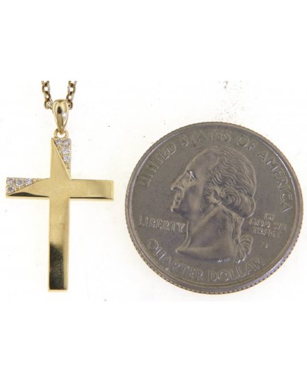CROSS DIAMOND PENDANT (TP3191)