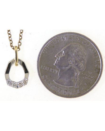 PEAR STYLE DIAMOND PENDANT (TP3197)