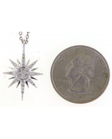 NORTH STAR STYLE DIAMOND PENDANT (TP3217)