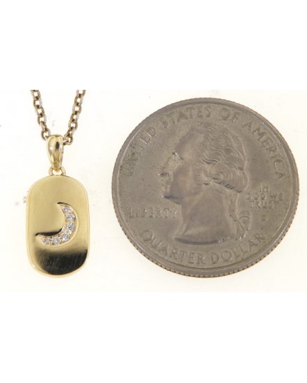 DOG TAG DIAMOND PENDANT (TP3220)