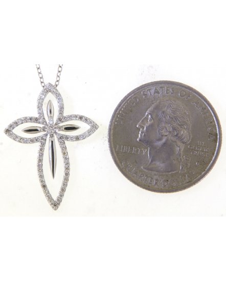 CROSS DIAMOND PENDANT (TP3222)