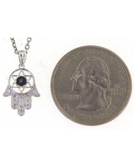 HAMZA SAPPHIRE DIAMOND PENDANT (TP3245)