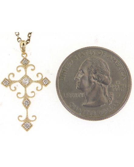 CROSS DIAMOND PENDANT (TP3249)