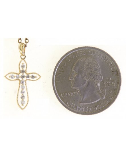 CROSS DIAMOND PENDANT (TP3280)