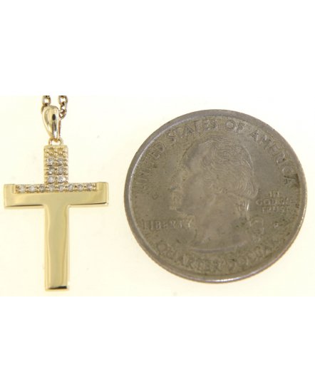 CROSS DIAMOND PENDANT (TP3321)