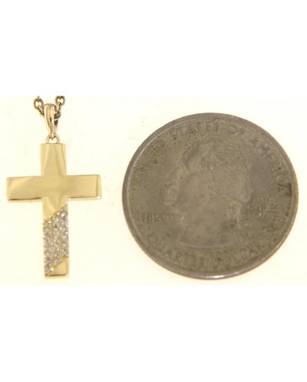 CROSS DIAMOND PENDANT (TP3323)