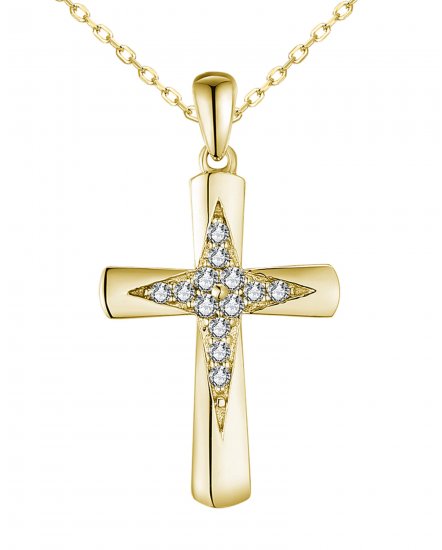 CROSS DIAMOND PENDANT (TP3326)