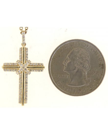 CROSS DIAMOND PENDANT (TP3327)