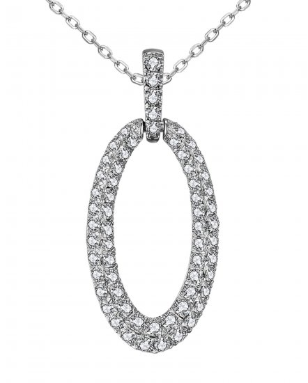 OVAL STYLE DIAMOND PENDANT (TP3331)