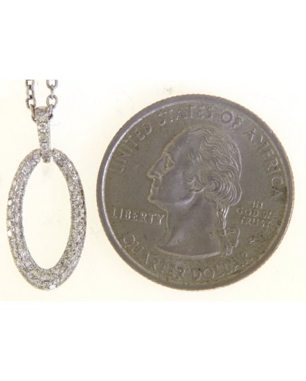 OVAL STYLE DIAMOND PENDANT (TP3331)