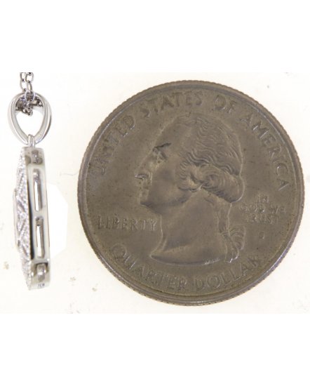 SQUARE SHAPE DIAMOND PENDANT (TP3338)