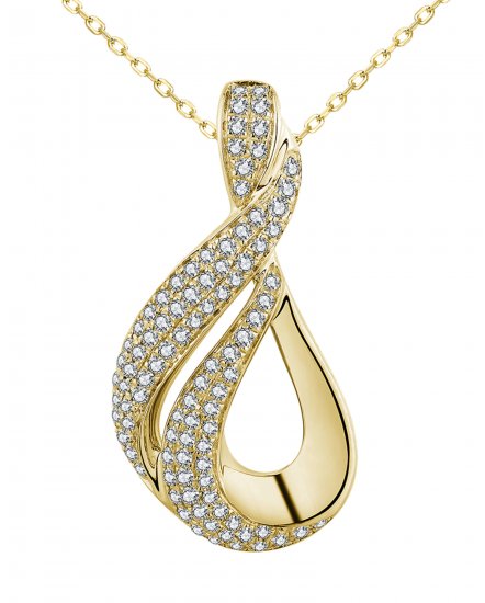 PEAR STYLE DIAMOND PENDANT (TP3361)