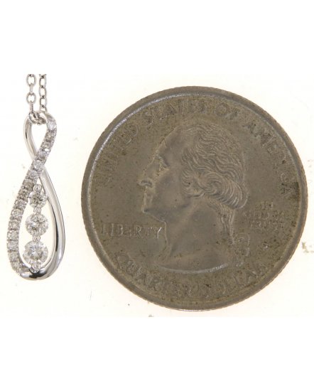 PEAR STYLE DIAMOND PENDANT (TP3363)