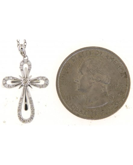 CROSS DIAMOND PENDANT (TP3377)