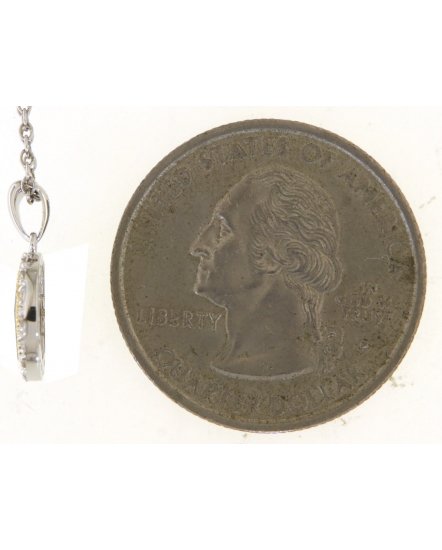 CLOVER STYLE ROUND DIAMOND PENDANT (TP3383)