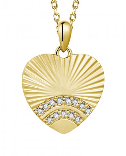 HEART SHAPE DIAMOND PENDANT (TP3384)