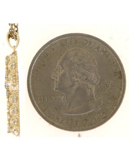 CROSS DIAMOND PENDANT (TP3386)