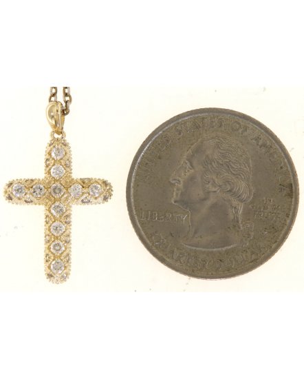 CROSS DIAMOND PENDANT (TP3386)