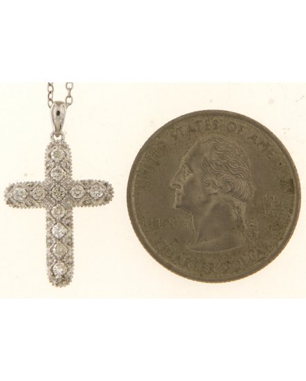 CROSS DIAMOND PENDANT (TP3386)