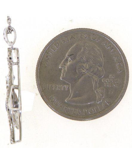 LEAF STYLE DIAMOND PENDANT (TP3390)