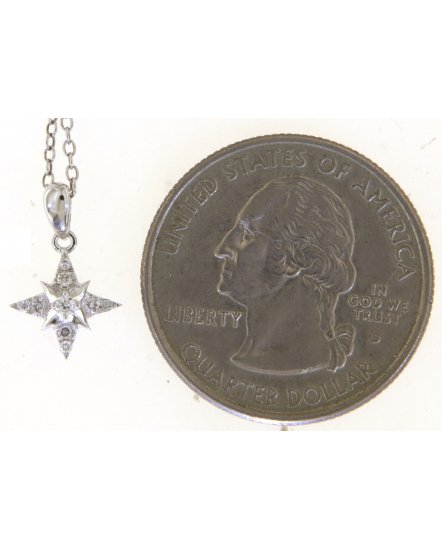 NORTH STAR STYLE DIAMOND PENDANT (TP3394)