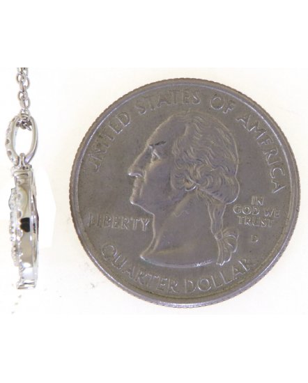 ROUND CLUSTER DIAMOND PENDANT (TP3399)