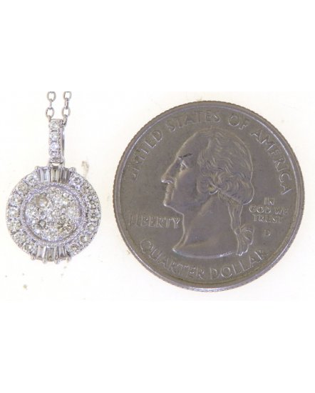 ROUND CLUSTER DIAMOND PENDANT (TP3399)