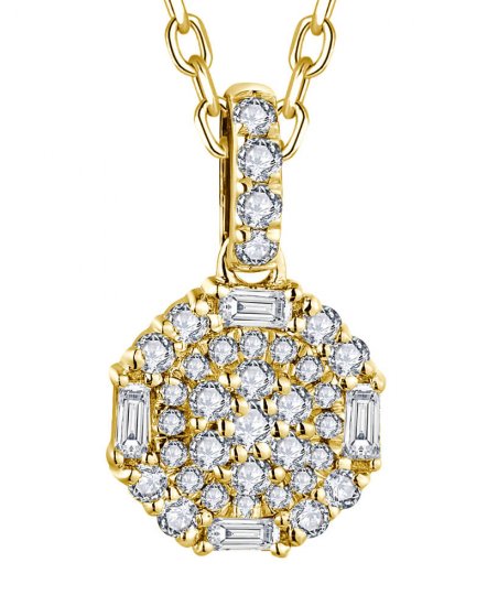 ROUND CLUSTER DIAMOND PENDANT (TP3415)