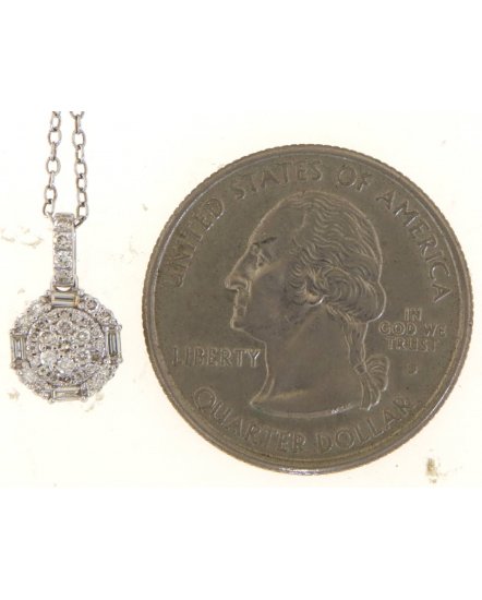 ROUND CLUSTER DIAMOND PENDANT (TP3415)