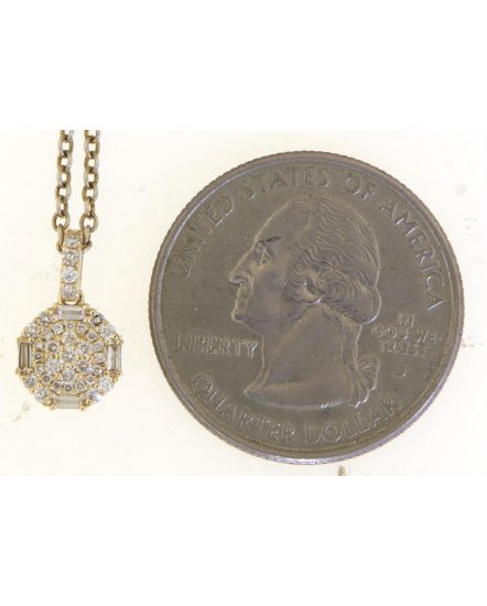 ROUND CLUSTER DIAMOND PENDANT (TP3415)