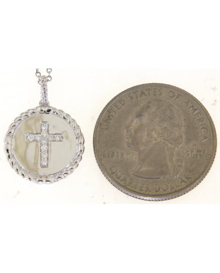CROSS DIAMOND PENDANT (TP3418)
