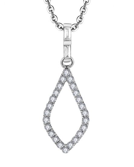 LEAF STYLE DIAMOND PENDANT (TP3422)