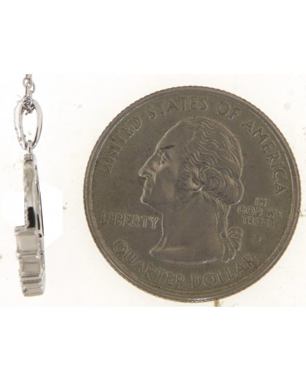 OVAL STYLE BAGUETTE DIAMOND PENDANT (TP3425)