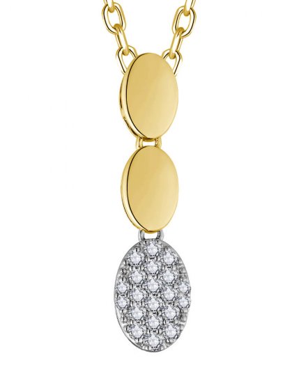 OVAL STYLE DIAMOND PENDANT (TP3426)