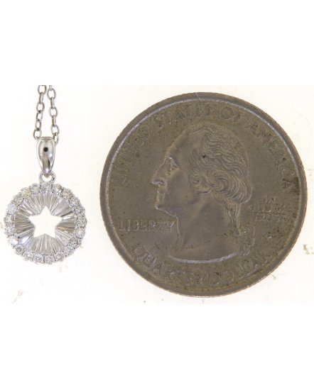 STAR ROUND DIAMOND PENDANT (TP3428)