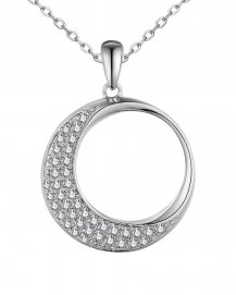 CRESCENT MOON DIAMOND PENDANT (TP3433)