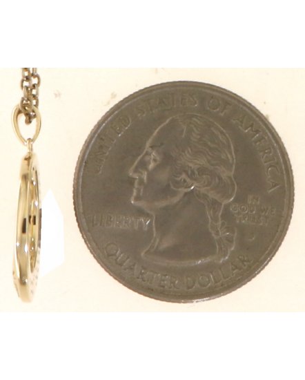 CRESCENT MOON DIAMOND PENDANT (TP3433)