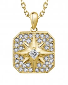 NORTH STAR STYLE DIAMOND PENDANT (TP3435)
