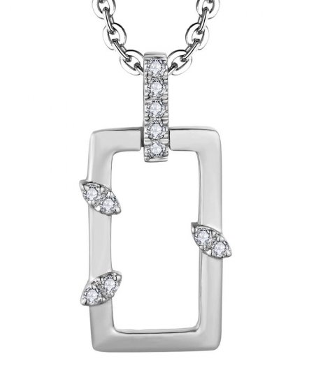 STRAIGHT BAR DIAMOND PENDANT (TP3436)