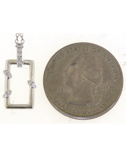 STRAIGHT BAR DIAMOND PENDANT (TP3436)