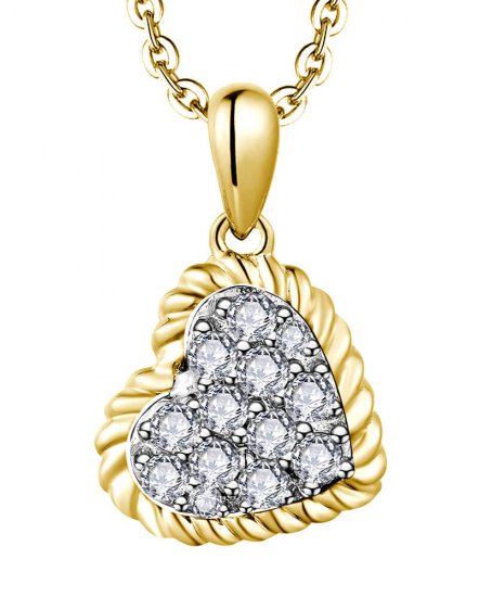 HEART SHAPE DIAMOND PENDANT (TP3437)