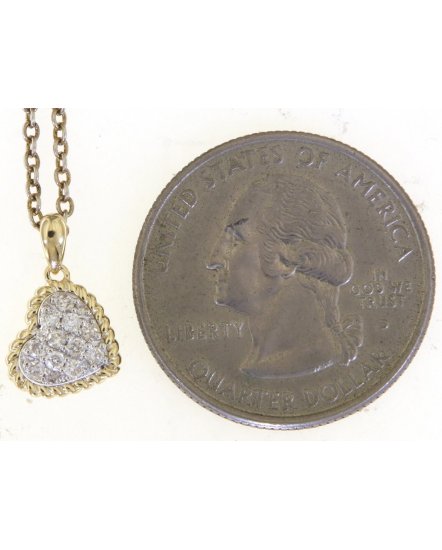 HEART SHAPE DIAMOND PENDANT (TP3437)