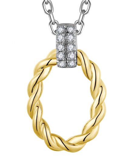 OVAL STYLE DIAMOND PENDANT (TP3438)