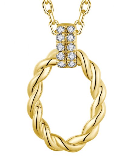 OVAL STYLE DIAMOND PENDANT (TP3438)