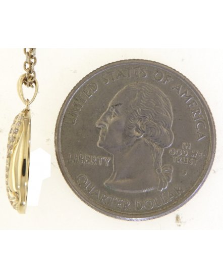 OVAL STYLE DIAMOND PENDANT (TP3442)