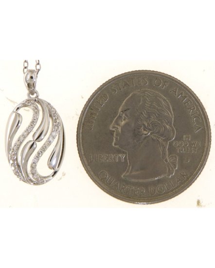 OVAL STYLE DIAMOND PENDANT (TP3442)