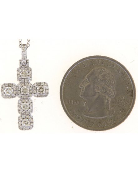 CROSS DIAMOND PENDANT (TP3444)